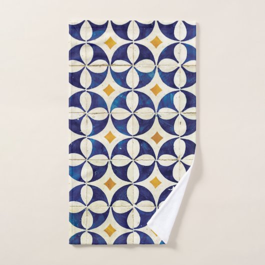 Portugees tegels - Azulejo Pattern-ontwerp Bad Handdoek (Handdoek)