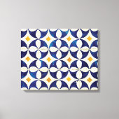 Portugees tegels - Azulejo Pattern-ontwerp Canvas Afdruk (Voorkant)