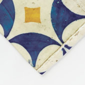 Portugees tegels - Azulejo Pattern-ontwerp Fleece Deken (Hoek)