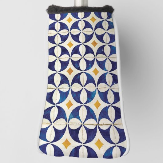 Portugees tegels - Azulejo Pattern-ontwerp Golfheadcover (Draai 90)