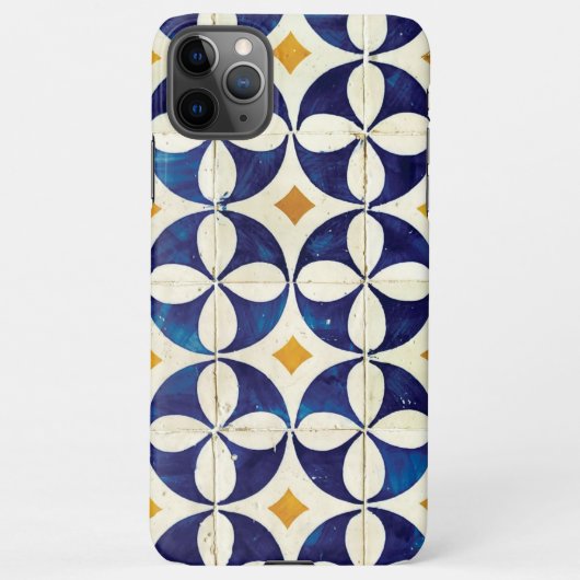 Portugees tegels - Azulejo Pattern-ontwerp iPhone Hoesje (Achterkant)