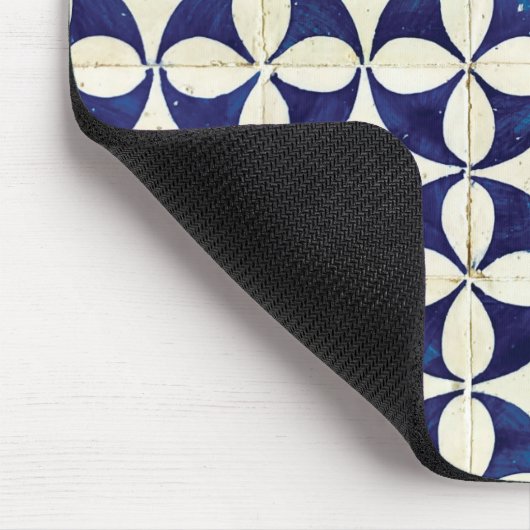 Portugees tegels - Azulejo Pattern-ontwerp Muismat (Hoek)