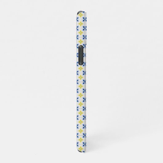 Portugees tegels en raam balkon met vogel iPhone hoesje (Rechterkant)