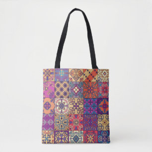 Portugees Tegels Talavera Stijl Patroon Draagtas