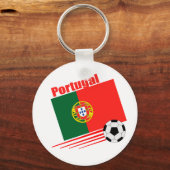 Portugees voetbalteam sleutelhanger (Voorkant)