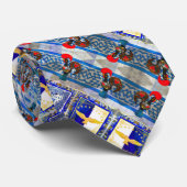 Portugees volkskunst ontwerp stropdas (Opgerold)