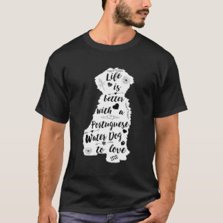 Portugees Water Dog Shirt Design voor PWD Dog Love