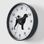 Portugees water Dog Silhouette (Hoek)