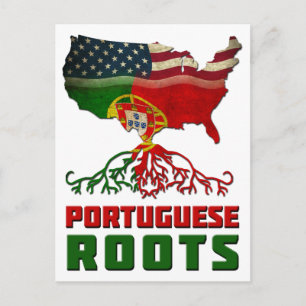 Portugese Amerikaanse rots Briefkaart