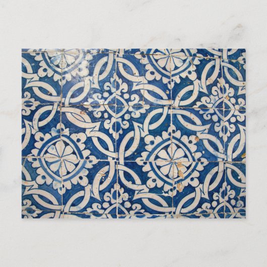  portugese azulejo briefkaart (Voorkant)