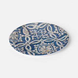 portugese azulejo papieren bordje
