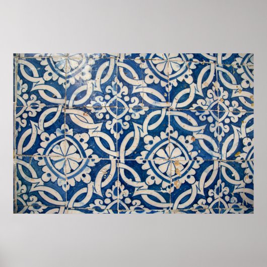  portugese azulejo poster (Voorkant)