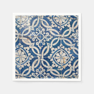  portugese azulejo servetten