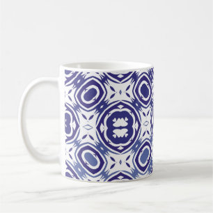 Portugese  azulejo-tegels. Minimale vormgeving. Koffiemok