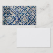  portugese azulejo visitekaartje (Voorkant / Achterkant)