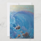 Portugese bestemming Seascape Kaart (Achterkant)