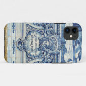 Portugese blauwe en witte tegels met engelen Case-Mate iPhone case (Achterkant (horizontaal))