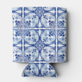 Portugese blauwe tegel blikjeskoeler (Achterkant)
