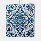 Portugese blauwe tegel keramisch ornament (Links)