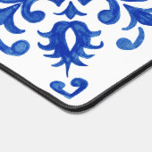 Portugese Blauwe Tegel Monogram Bureaumat (Hoek)