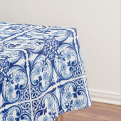 Portugese blauwe tegel tafelkleed (Voorbeeld)