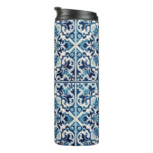 Portugese blauwe tegel thermosbeker (Geroteerd rechts)