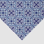 Portugese blauwe tegel tissuepapier (Detail)