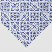 Portugese blauwe tegel tissuepapier (Detail)