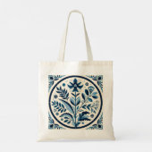 Portugese blauwe tegel tote bag (Achterkant)