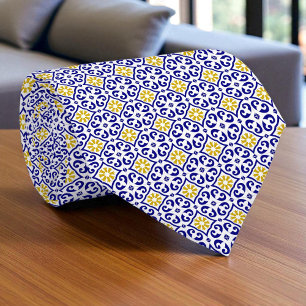 Portugese bruiloftsbad Mediterrane tegel Stropdas