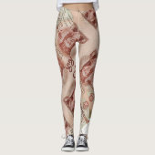 Portugese cultuur design leggings (Voorkant)