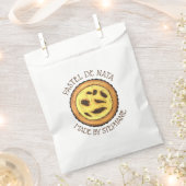 Portugese Eiercustard Taart Pastel Pastéis de Nata Bedankzakje (Geknipt)