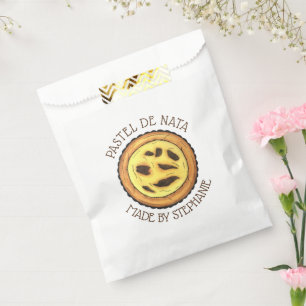 Portugese Eiercustard Taart Pastel Pastéis de Nata Bedankzakje