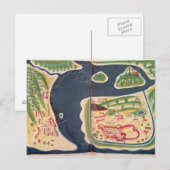 Portugese exploratiekaart van Mombassa Briefkaart (Voorkant / Achterkant)