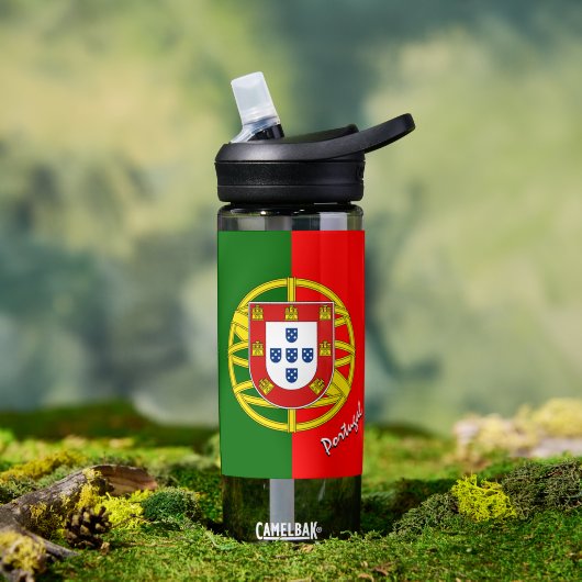 Portugese fles, patriottische Portugese vlag Waterfles (Buiten)