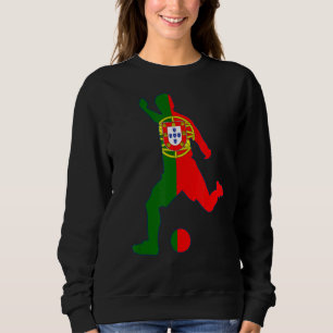 Portugese Football voor de Vlaggenvoetballer Trui