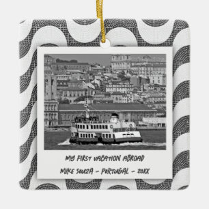 Portugese golven kasseisteen Eerste vakantie Keramisch Ornament