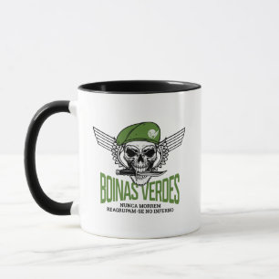 Portugese Green Beret Skull Parachutist Mok