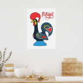 portugese haan poster (Keuken)