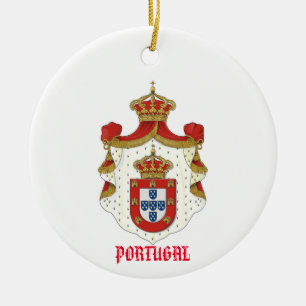 Portugese koninklijke wapenschild keramisch ornament