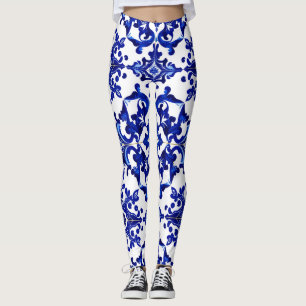 Portugese leggings met krulwerk