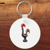 Portugese Lucky Rooster Sleutelhanger (Voorkant)