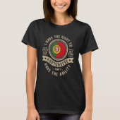 Portugese Mannen en vrouwen T-shirt (Voorkant)