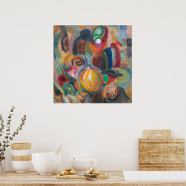 Portugese markt | Sonia Delaunay-Terk | Poster