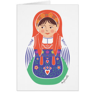 Portugese Matryoshka Kaart