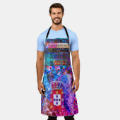 Portugese ontwerpen schort (Gedragen)
