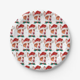 Portugese Podengo-hondenras Kerststerren Papieren Bordje