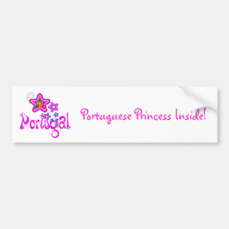 Portugese prinses Inside Bumpersticker
