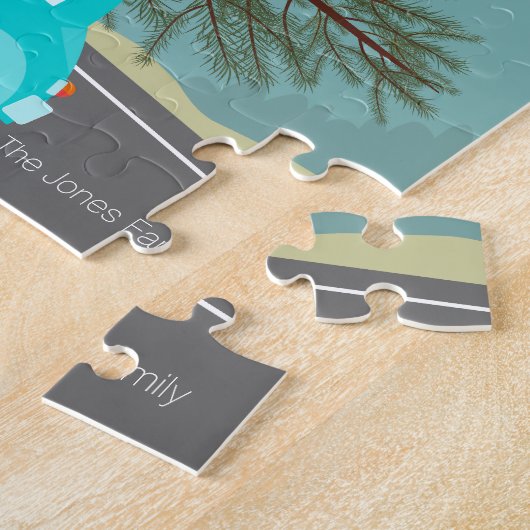 Portugese Rooster Kerstmis feestelijke rit Legpuzzel (Zijkant)