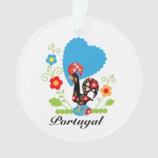 Portugese rooster ornament (voorkant)